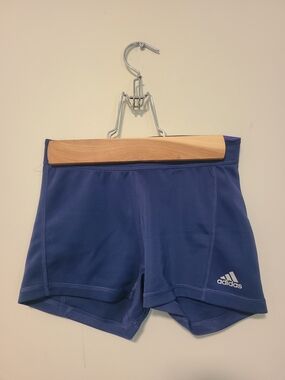 Adidas Navy Athletic Shorts with Logo